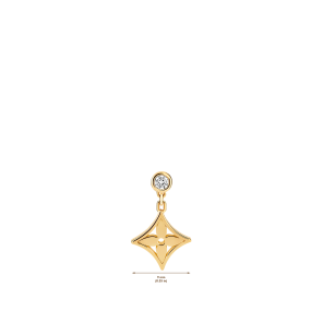 Louis Vuitton Idylle Blossom LV Ear Stud, Yellow Gold and Diamond - Per Unit